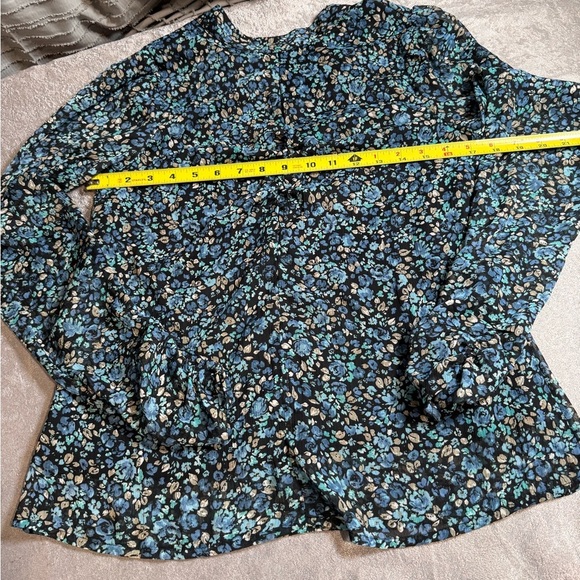 Vero Moda Blue Long Sleeve Top - Picture 3 of 8